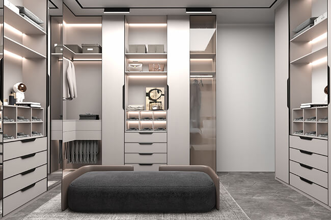 Dressing wardrobe design by Innovation RAC